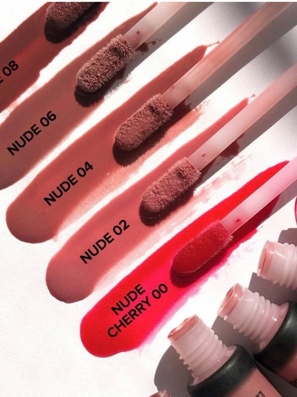 New! NUDESTIX Lip Glace Gloss in color Nude 02 Pink with Tin Case